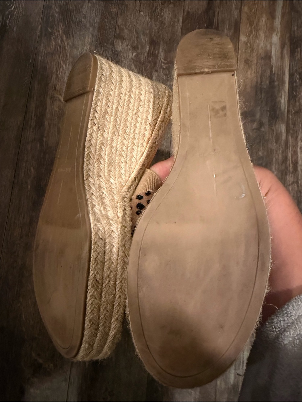 Dolce Vita Tan and Black Cheetah-Print Slip-On Wedge Mules - Picture 3 of 3
